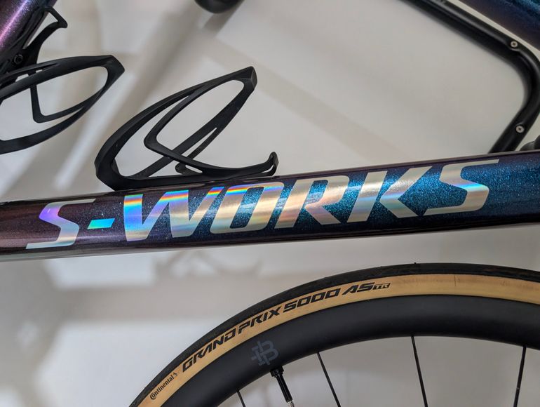 Used Specialized S-Works Roubaix 2020 Sunset Chameleon / Holographic Reflective 2020 Road & Gravel, Purple — image 17 of 17