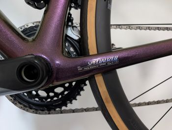 Used Specialized S-Works Roubaix 2020 Sunset Chameleon / Holographic Reflective 2020 Road & Gravel, Purple — image 13 of 17