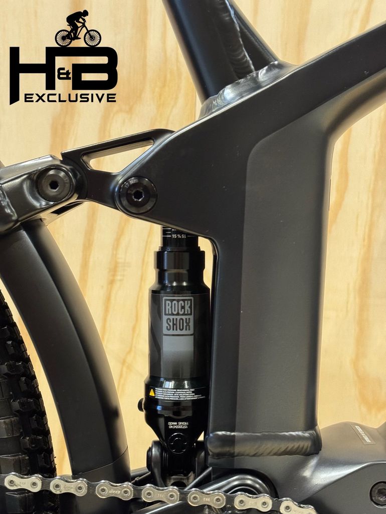 Used Trek Powerfly FS 9 EQ Gen 3 Sram GX AXS 2023 Mountainbike, Black — image 12 of 15