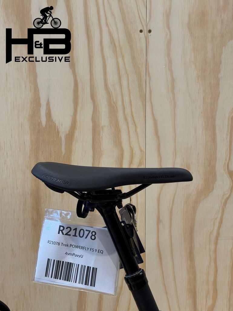 Used Trek Powerfly FS 9 EQ Gen 3 Sram GX AXS 2023 Mountainbike, Black — image 10 of 15