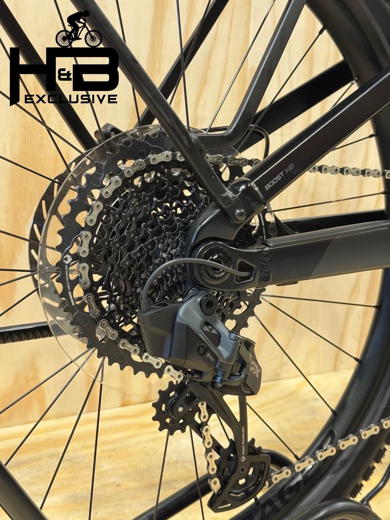 Used Trek Powerfly FS 9 EQ Gen 3 Sram GX AXS 2023 Mountainbike, Black — image 15 of 15