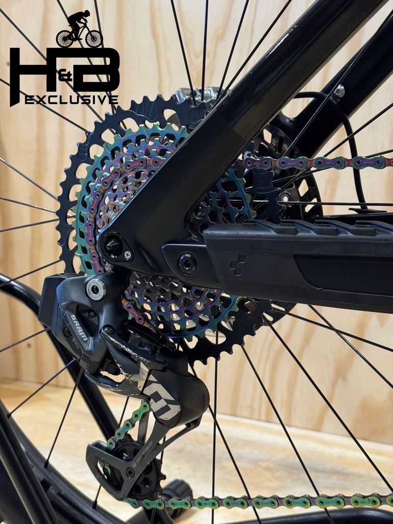 Used CUBE Stereo Hybrid 160 C:62 SLT 625 Carbon Sram X01 Eagle AXS 2021 Mountainbike, Black — image 12 of 13