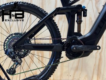 Used CUBE Stereo Hybrid 160 C:62 SLT 625 Carbon Sram X01 Eagle AXS 2021 Mountainbike, Black — image 3 of 13