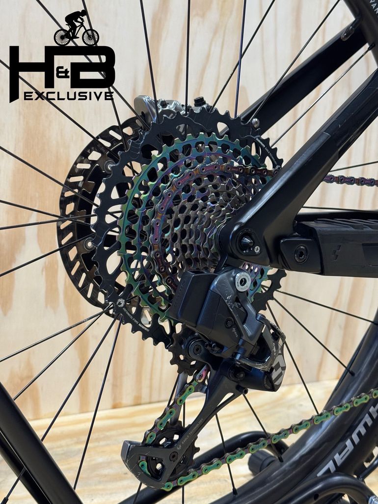 Used CUBE Stereo Hybrid 160 C:62 SLT 625 Carbon Sram X01 Eagle AXS 2021 Mountainbike, Black — image 13 of 13