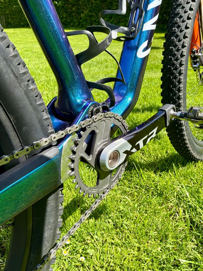Used Canyon Lux World Cup CFR Di2 2025 2025 Mountainbike, Blue, 29 — image 17 of 18