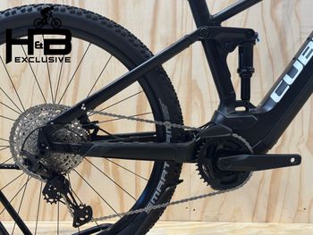 Used CUBE Stereo Hybrid 120 SLX 750 SHIMANO XT 2024 Mountainbike, Black — image 3 of 14