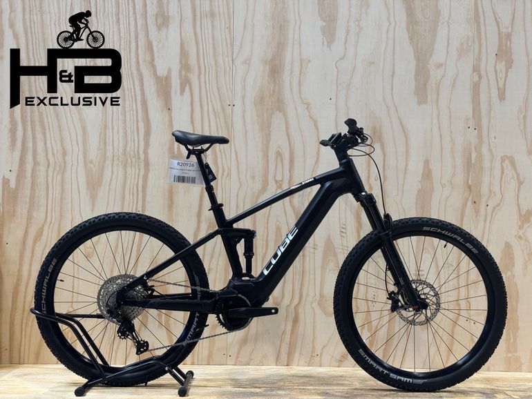 Used CUBE Stereo Hybrid 120 SLX 750 SHIMANO XT 2024 Mountainbike, Black — image 1 of 14