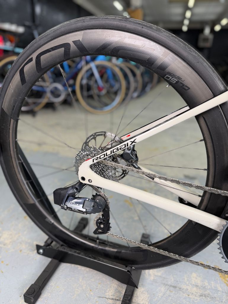 Used Specialized S-Works Roubaix AXS Carbon 2020 Road & Gravel, White — image 12 of 22