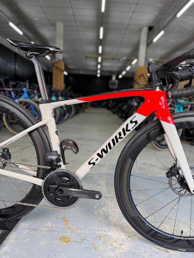 Used Specialized S-Works Roubaix AXS Carbon 2020 Road & Gravel, White — image 14 of 22