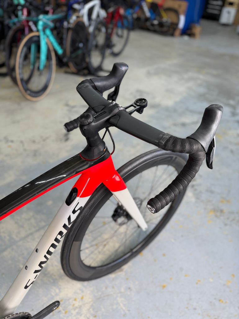 Used Specialized S-Works Roubaix AXS Carbon 2020 Road & Gravel, White — image 9 of 22