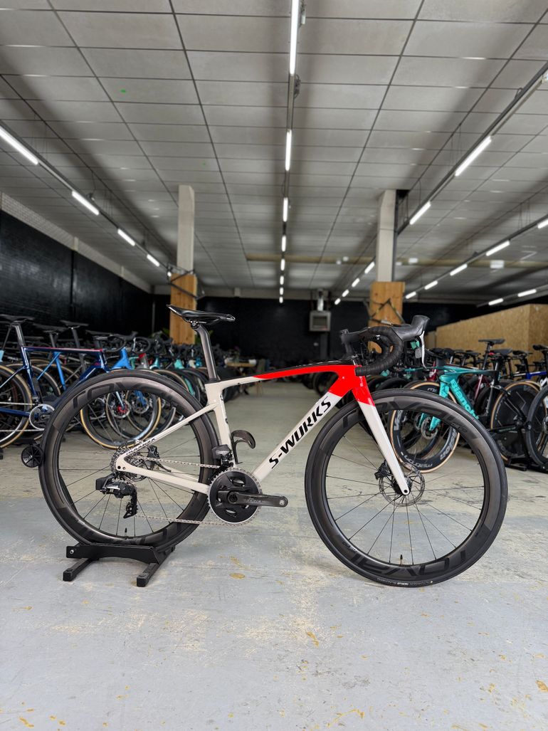 Used Specialized S-Works Roubaix AXS Carbon 2020 Road & Gravel, White — image 1 of 22