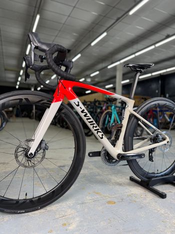 Used Specialized S-Works Roubaix AXS Carbon 2020 Road & Gravel, White — image 17 of 22