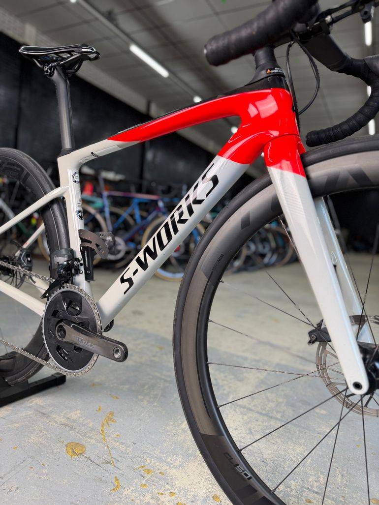 Used Specialized S-Works Roubaix AXS Carbon 2020 Road & Gravel, White — image 5 of 22