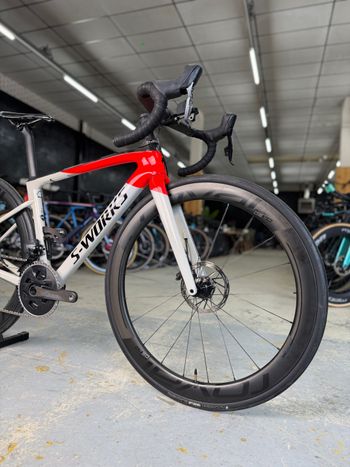 Used Specialized S-Works Roubaix AXS Carbon 2020 Road & Gravel, White — image 3 of 22