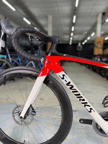 Used Specialized S-Works Roubaix AXS Carbon 2020 Road & Gravel, White — image 19 of 22