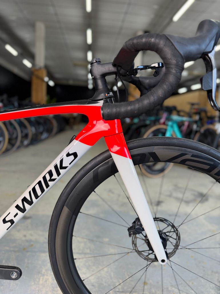 Used Specialized S-Works Roubaix AXS Carbon 2020 Road & Gravel, White — image 6 of 22