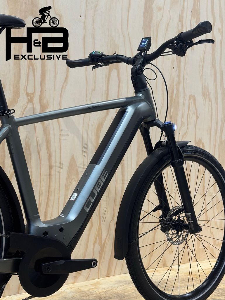 Used CUBE Kathmandu Hybrid Pro 750 Shimano Deore 2024 Urban, Hellgrau — image 13 of 15