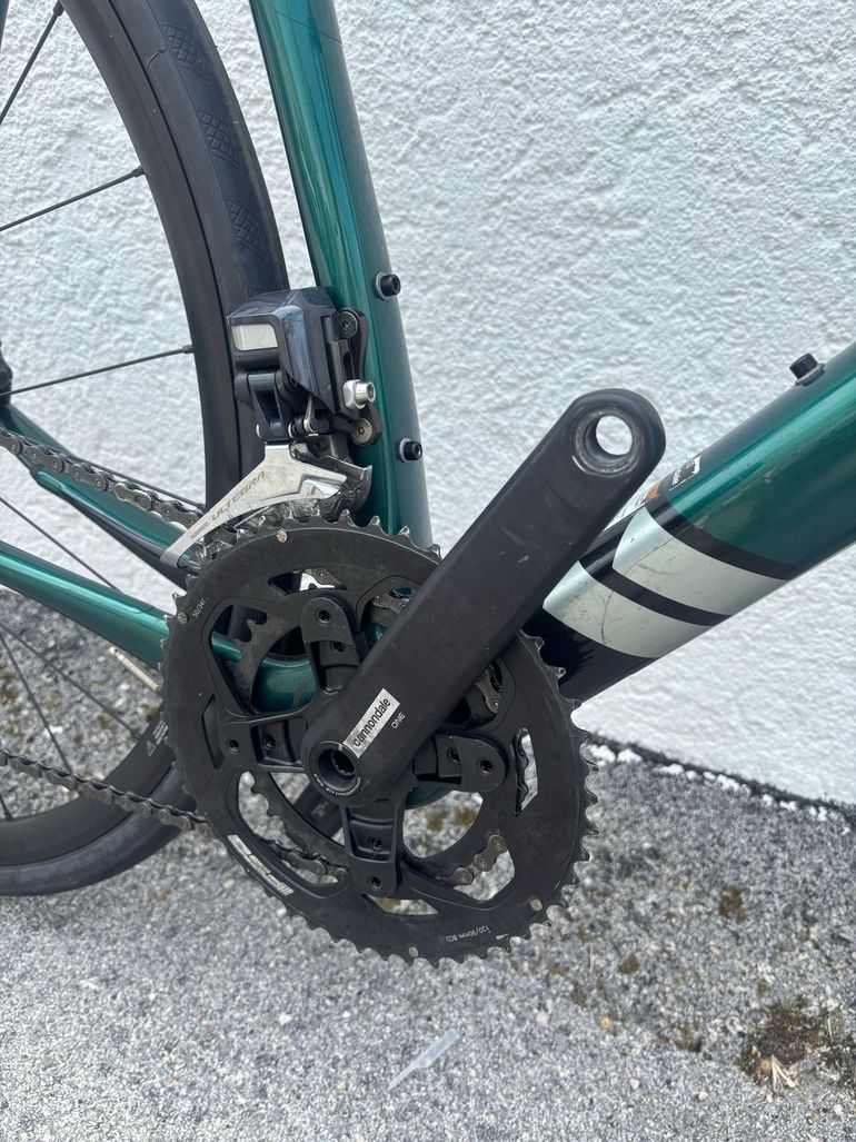 Used Cannondale Synapse Carbon Disc Ultegra Di2 2021 2021 Road & Gravel, Green — image 4 of 11