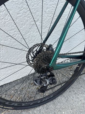 Used Cannondale Synapse Carbon Disc Ultegra Di2 2021 2021 Road & Gravel, Green — image 3 of 11