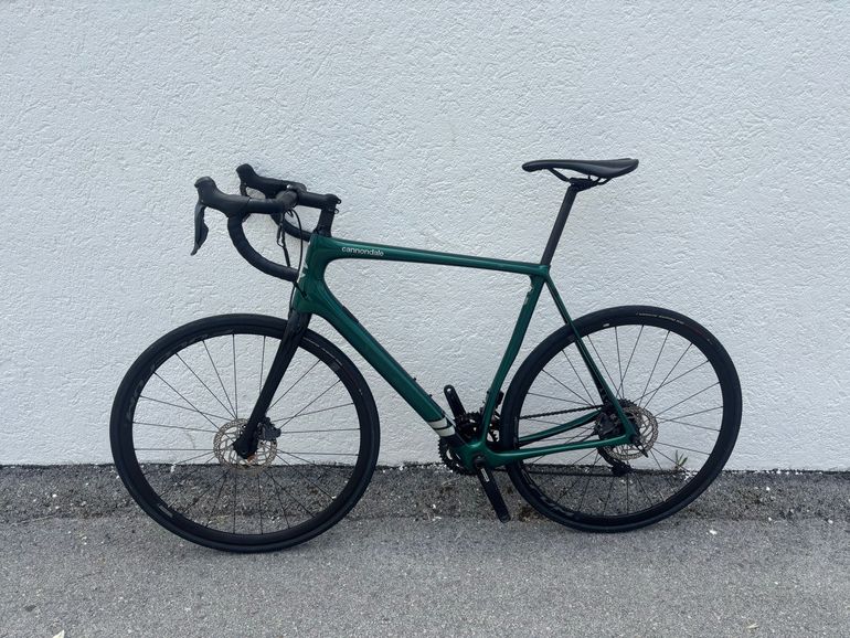 Used Cannondale Synapse Carbon Disc Ultegra Di2 2021 2021 Road & Gravel, Green — image 2 of 11