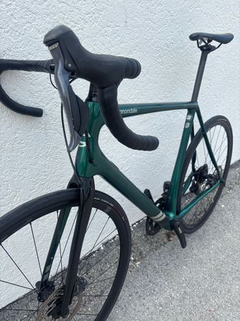 Used Cannondale Synapse Carbon Disc Ultegra Di2 2021 2021 Road & Gravel, Green — image 8 of 11