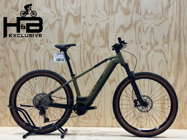 Used CUBE Reaction Hybrid Race 750 SHIMANO XT 2024 Mountainbike, Green — image 1 of 13