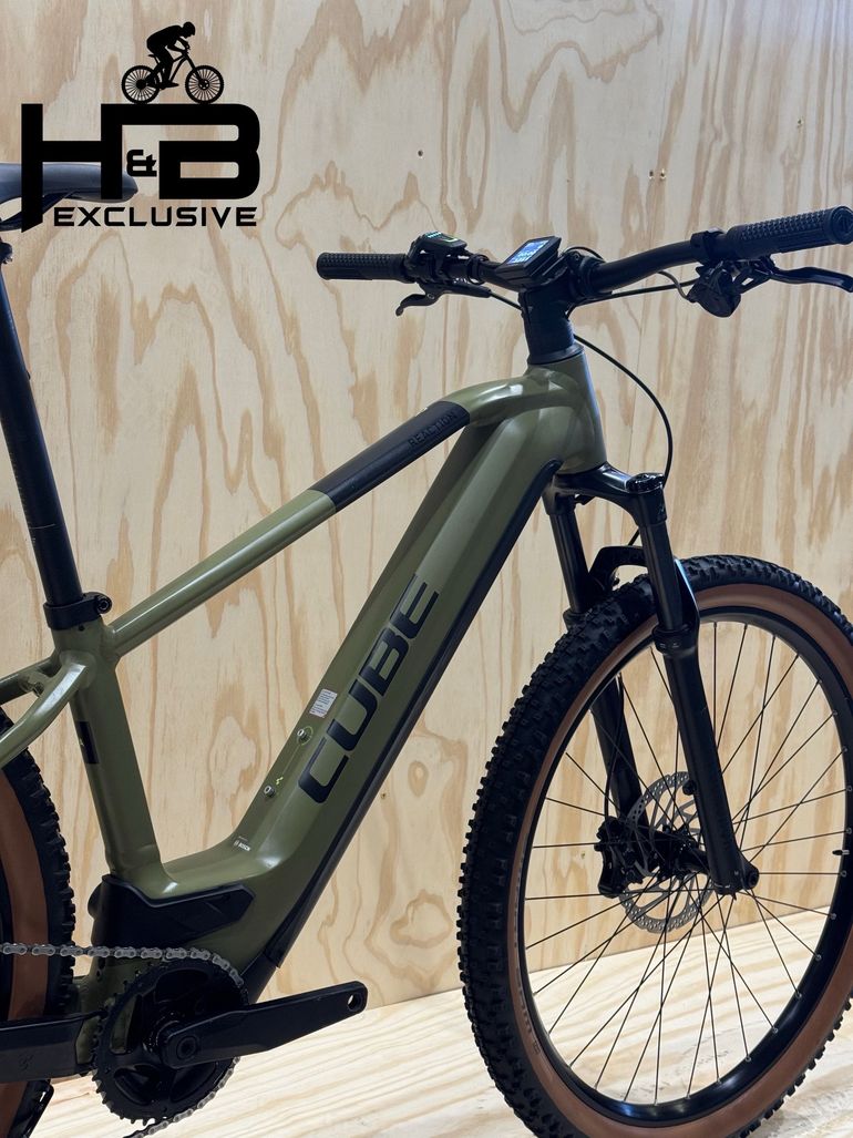 Used CUBE Reaction Hybrid Race 750 SHIMANO XT 2024 Mountainbike, Green — image 11 of 13