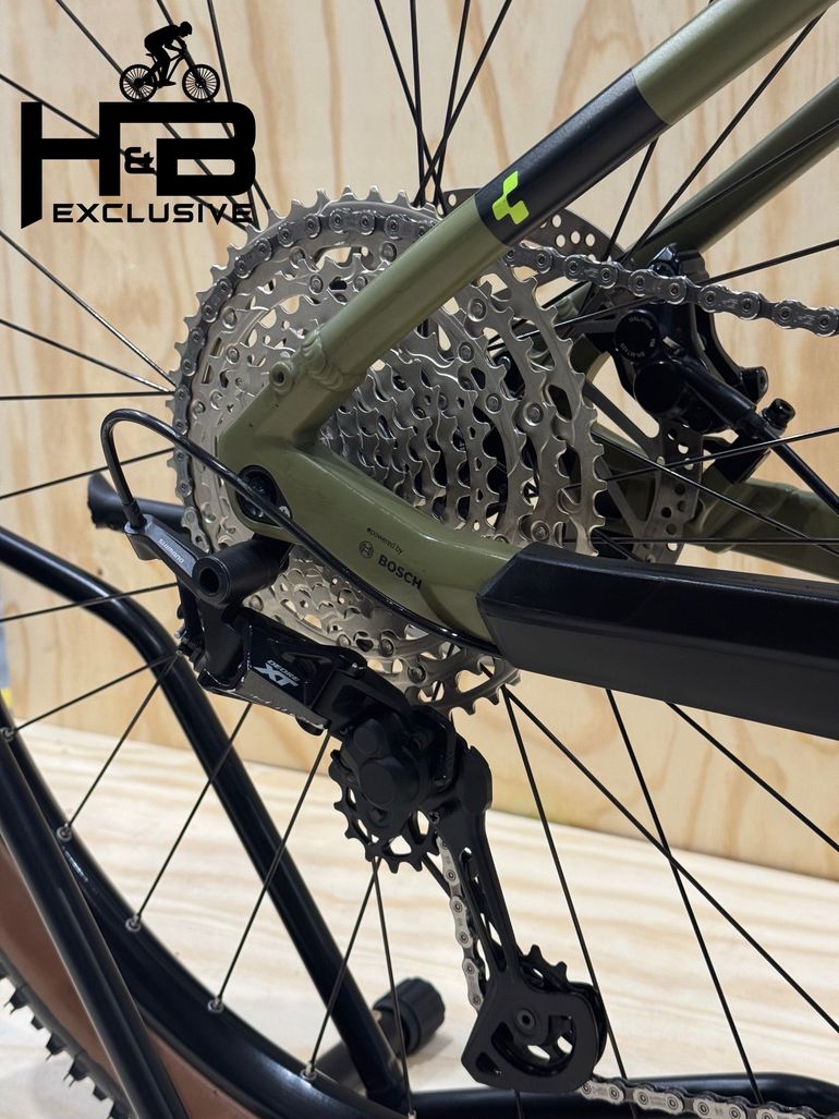 Used CUBE Reaction Hybrid Race 750 SHIMANO XT 2024 Mountainbike, Green — image 12 of 13