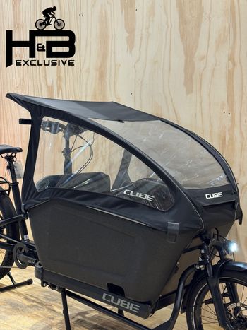Used CUBE Cargo Sport Hybrid 500 Shimano Deore 2023 Urban, Black — image 15 of 18