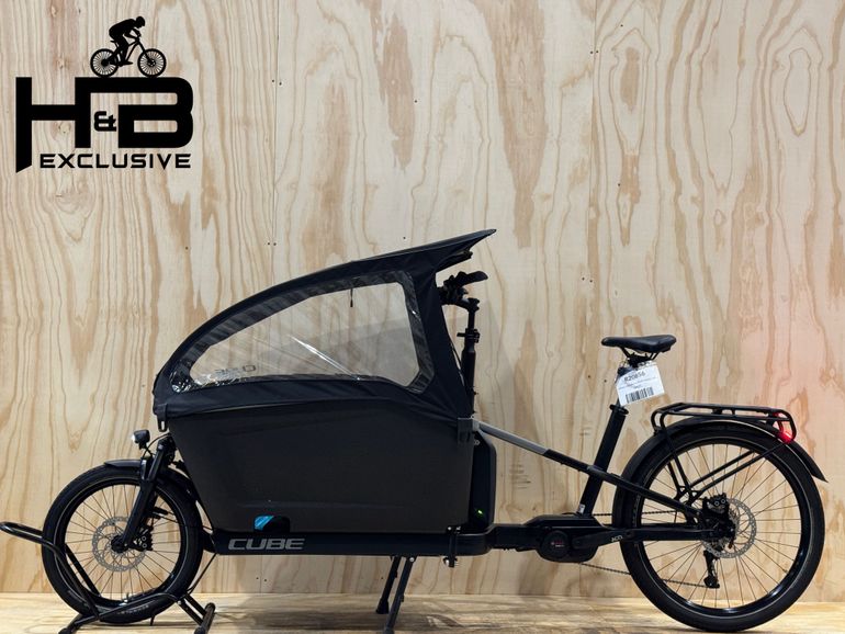 Used CUBE Cargo Sport Hybrid 500 Shimano Deore 2023 Urban, Black — image 2 of 18