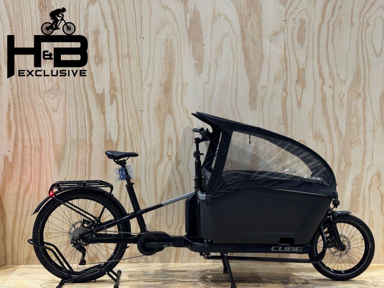 Used CUBE Cargo Sport Hybrid 500 Shimano Deore 2023 Urban, Black — image 1 of 18