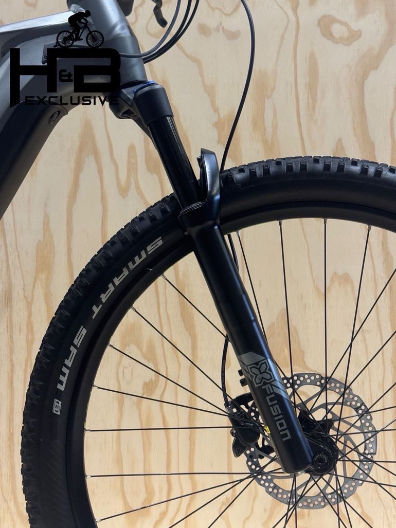 Used CUBE Reaction Hybrid Pro 625 SHIMANO DEORE 2022 Mountainbike, Light Gray — image 4 of 12