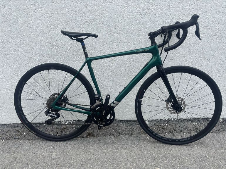 Used Cannondale Synapse Carbon Disc Ultegra Di2 2021 2021 Road & Gravel, Green — image 1 of 13