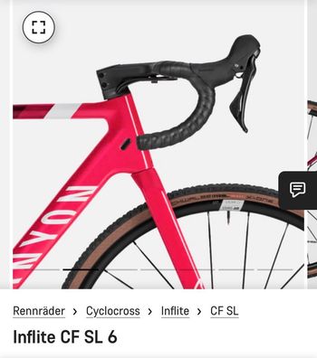 Gebrauchtes Canyon Inflite CF SL 6 2025 Road & Gravel, Rot — Bild 3 von 20
