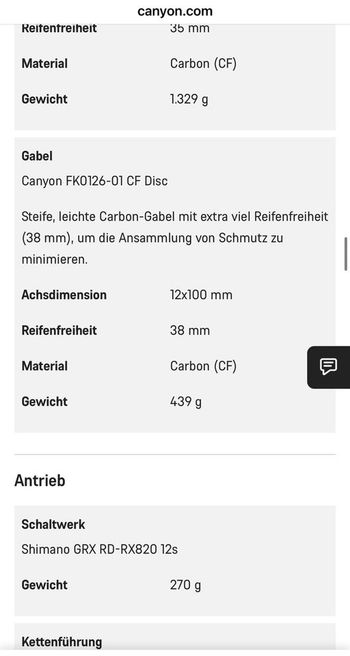 Gebrauchtes Canyon Inflite CF SL 6 2025 Road & Gravel, Rot — Bild 5 von 20