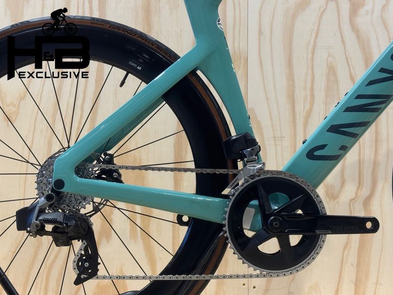 Used Canyon Aeroad CF SLX 7 ETap Carbon Sram Rival AXS 2023 Road & Gravel, Green — image 3 of 11
