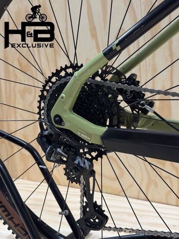 Used CUBE Reaction Hybrid EXC 750 SRAM NX 2022 Mountainbike, Green — image 11 of 12