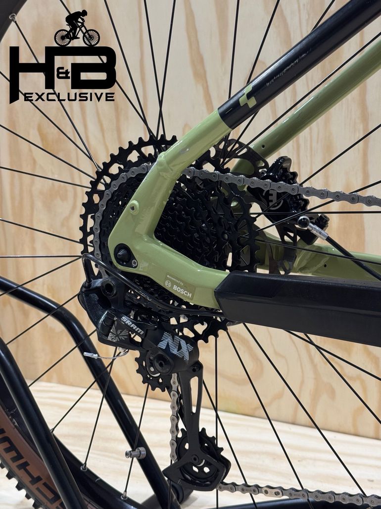Used CUBE Reaction Hybrid EXC 750 SRAM NX 2022 Mountainbike, Green — image 11 of 12