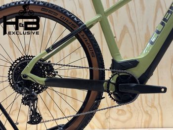 Used CUBE Reaction Hybrid EXC 750 SRAM NX 2022 Mountainbike, Green — image 3 of 12