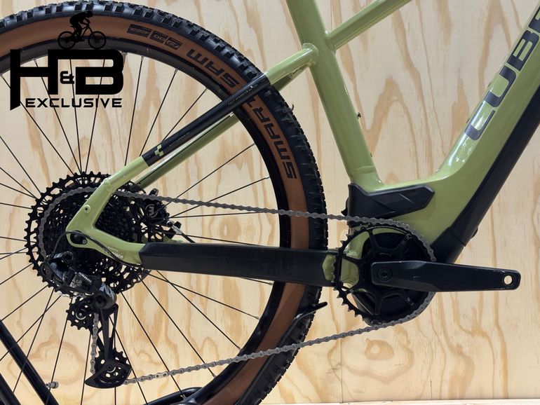 Used CUBE Reaction Hybrid EXC 750 SRAM NX 2022 Mountainbike, Green — image 3 of 12
