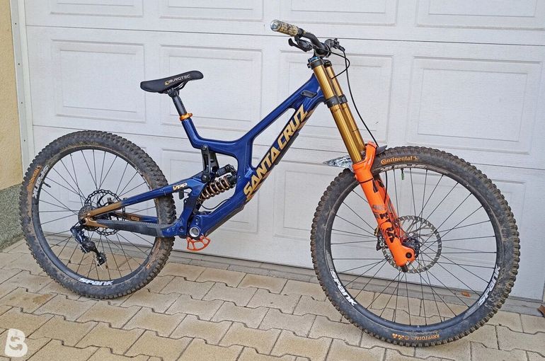 Used Santa Cruz V10 DH S / Carbon CC / MX 2021 Frameset 2021 Mountainbike, Blue, 27.5 — image 2 of 6