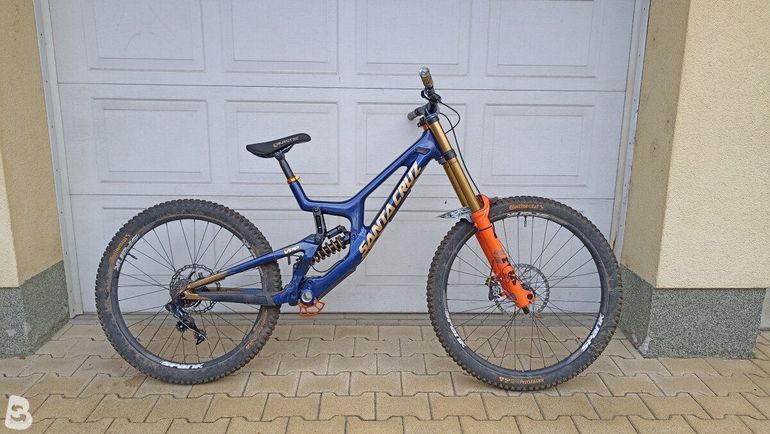 Used Santa Cruz V10 DH S / Carbon CC / MX 2021 Frameset 2021 Mountainbike, Blue, 27.5 — image 4 of 6
