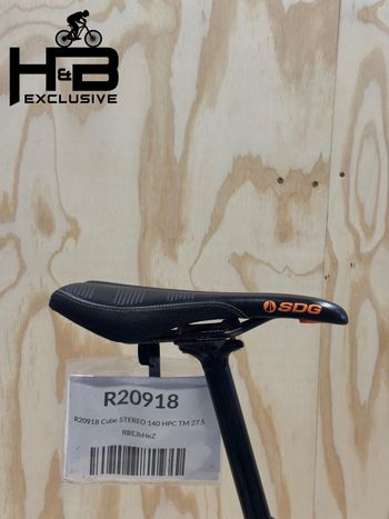 Used CUBE Stereo TM HPC 140 Carbon Sram GX Eagle 2021 Mountainbike, Light Gray — image 9 of 13