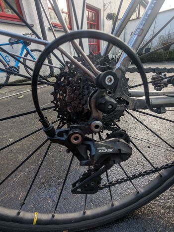 Used Van Nicholas Van Nicholas Custom Shimano 105 2018 Road & Gravel, Light Gray — image 4 of 4