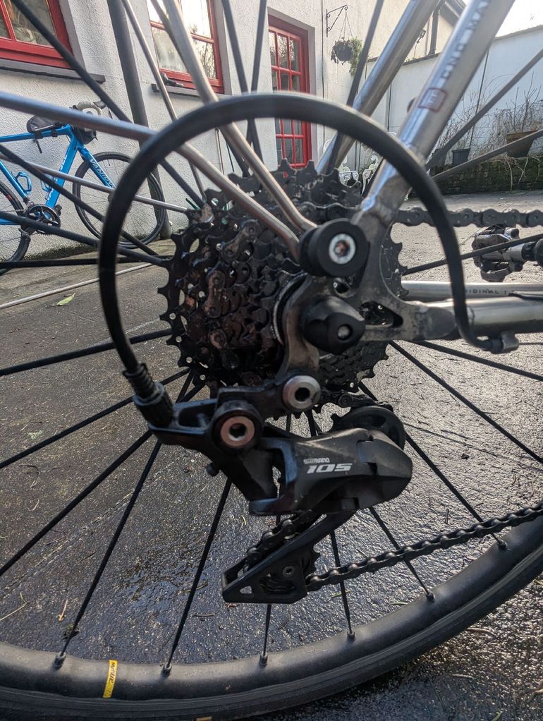 Used Van Nicholas Van Nicholas Custom Shimano 105 2018 Road & Gravel, Light Gray — image 4 of 4