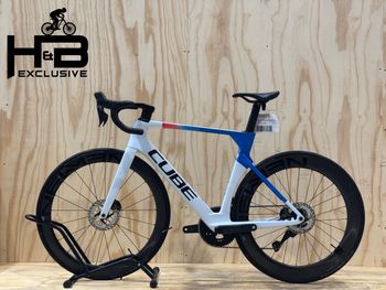Used CUBE Litening Aero C:68X Race Carbon Shimano Ultegra Di2 2024 Road & Gravel, White — image 2 of 12