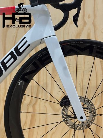 Used CUBE Litening Aero C:68X Race Carbon Shimano Ultegra Di2 2024 Road & Gravel, White — image 4 of 12