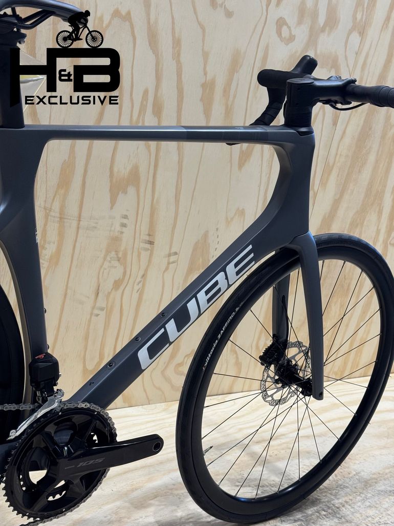 Used CUBE Agree C:62 Carbon Shimano 105 Di2 2024 Road & Gravel, Black — image 9 of 11