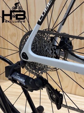 Used CUBE Cross Race C:68X SLT Carbon Sram Force AXS 2022 Road & Gravel, White — image 11 of 12