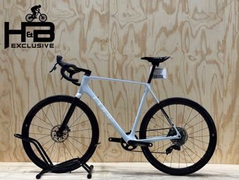Used CUBE Cross Race C:68X SLT Carbon Sram Force AXS 2022 Road & Gravel, White — image 2 of 12